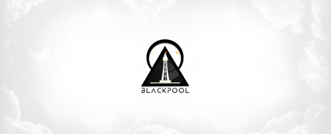 Banner Clouds Icon Logo Blackpool